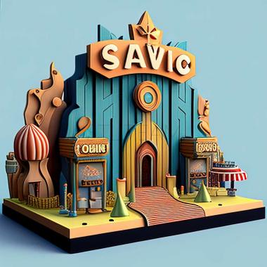 3D model The Sims Carnival SnapCity game (STL)